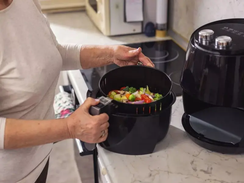 Алюминиевая фольга безопасно используется в аэрогриле