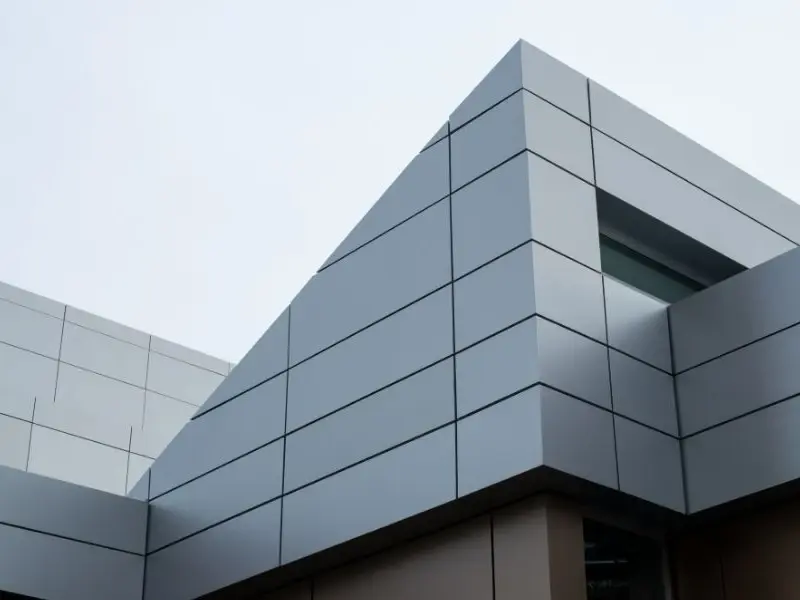 Монтаж алюминиевой фасадной системы